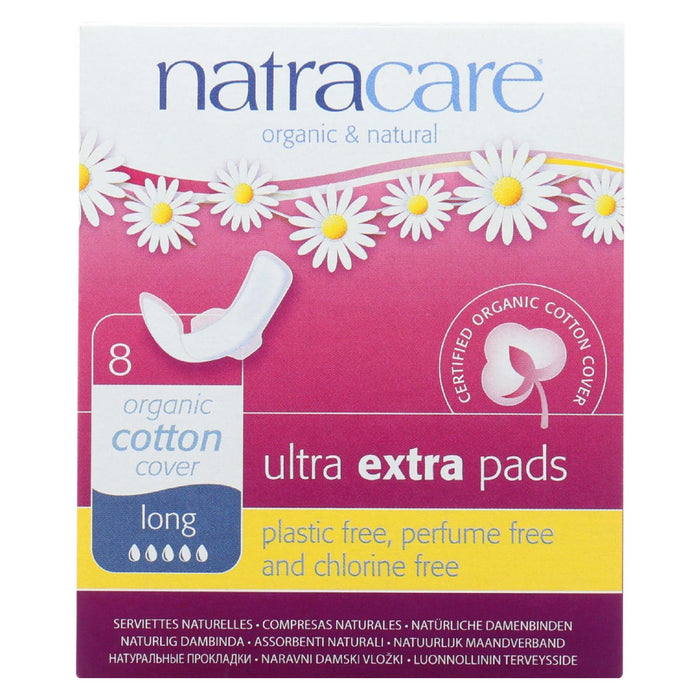 Natracare Ultra Extra Long Winged Pads (Pack of 8)