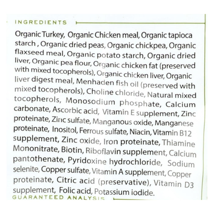 Tender & True Cat Food, Turkey & Liver - Case of 6 - 4 lb