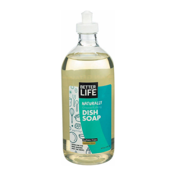 Better Life Lemon Mint Dish Soap, 22 Fl Oz