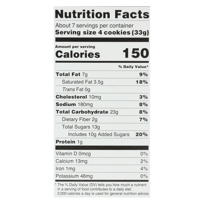 Kinnikinnick Chocolate Chip Cookies (Pack of 6 - 8 Oz.) Gluten-Free Indulgence