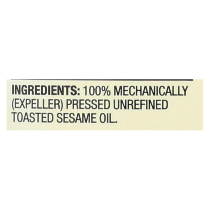 Spectrum Naturals Roasted Toasted Sesame Oil - 16 Fl Oz.