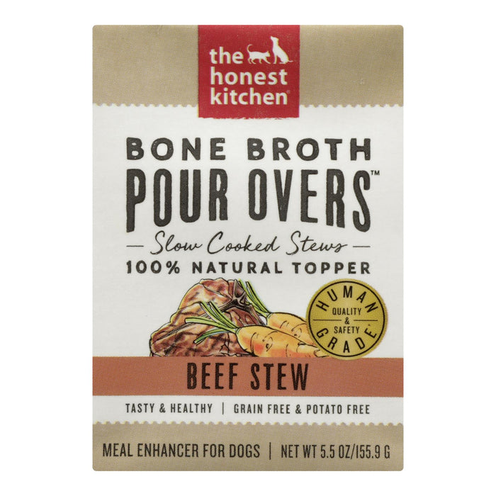 The Honest Kitchen Dog Food Porridge Over Beef Stew, 5.5 Oz - Case of 12