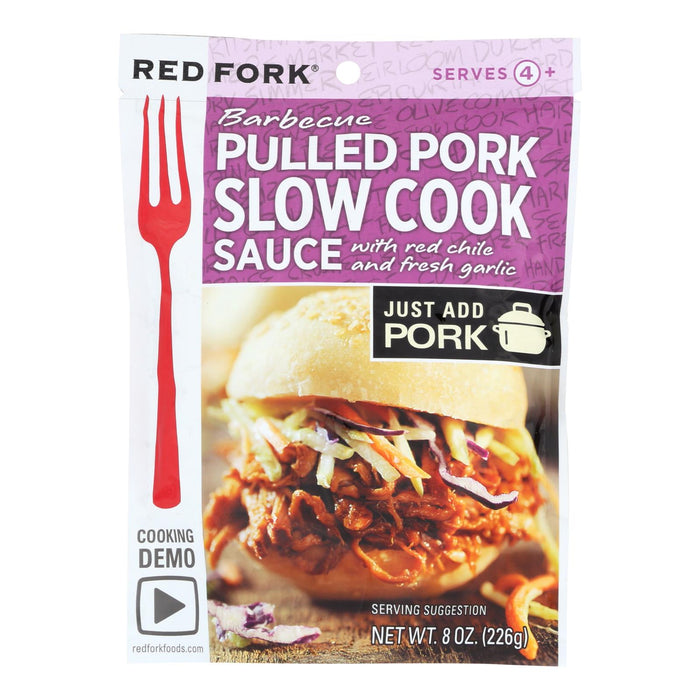 Red Fork Smoky Pulled Pork Seasoning Sauce (Pack of 6 - 8 Oz.)