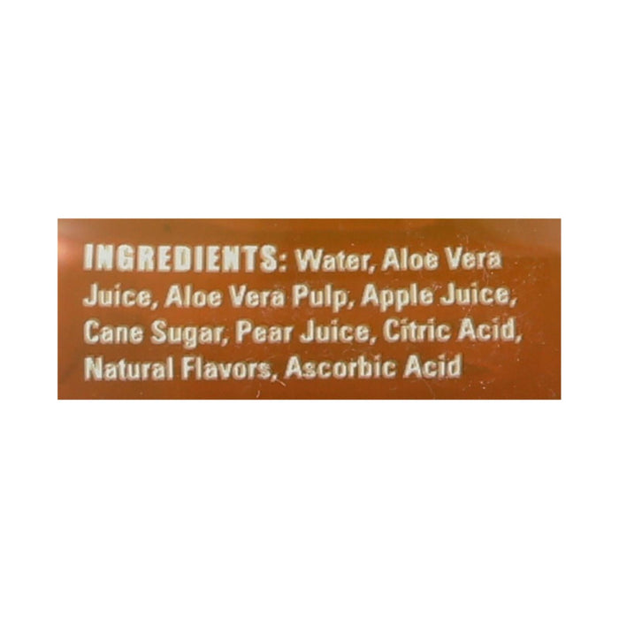 Alo Fuji Apple & Pear Crisp Aloe Vera Juice Drink (Pack of 12) - 16.9 Fl Oz Each