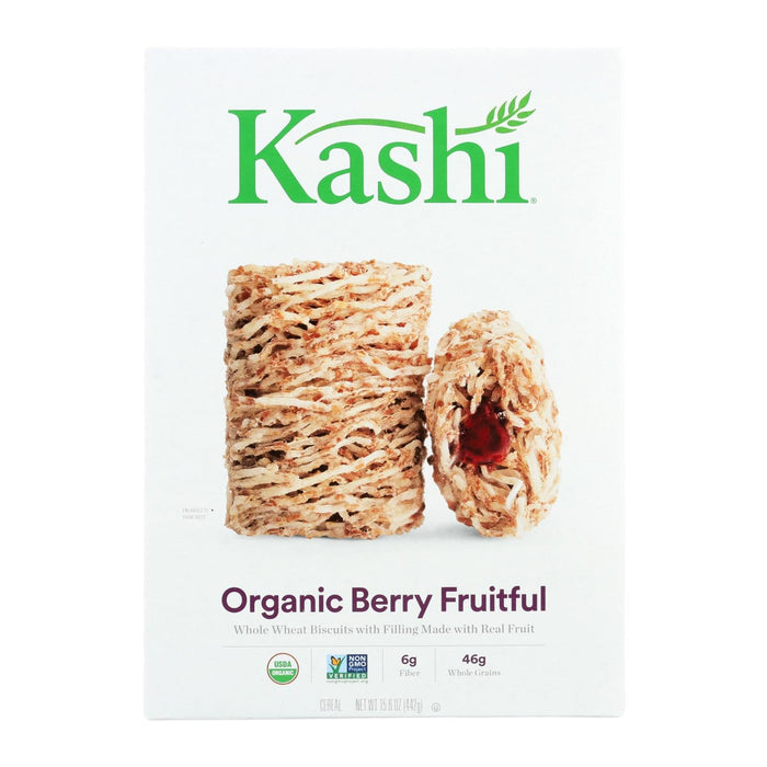 Kashi Whole Wheat Berry Fruitful Biscuits Cereal (Pack of 12) - 15.6 Oz.