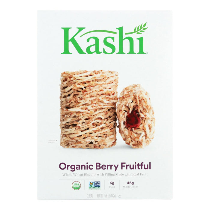 Kashi Whole Wheat Berry Fruitful Biscuits Cereal (Pack of 12) - 15.6 Oz.