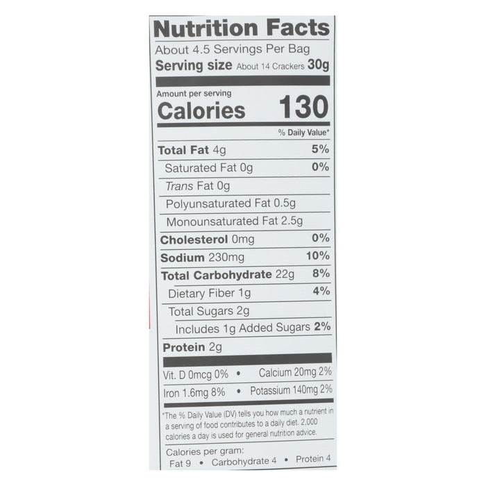 Milton's Fire Roasted Gluten-Free Vegetable Crackers (54 Oz.)