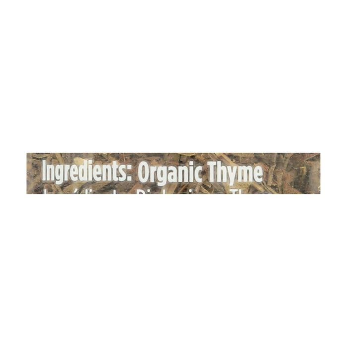 Spicely Organics Organic Thyme: 3-Pack of 0.6 Oz. Bottles