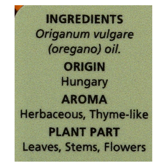 Aura Cacia 100% Pure Oregano Essential Oil, 0.5 Fl Oz