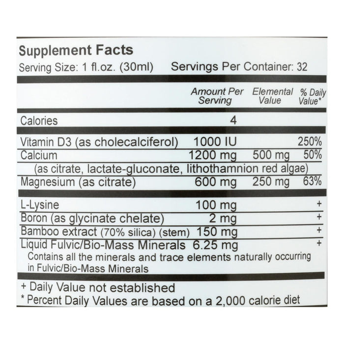 Vital Earth Minerals Cal-Mag Liquid Calcium Magnesium Supplement