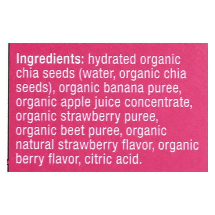Mamma Chia Squeeze Vitality Snacks: Strawberry Banana 3.5-Oz 16-Pack