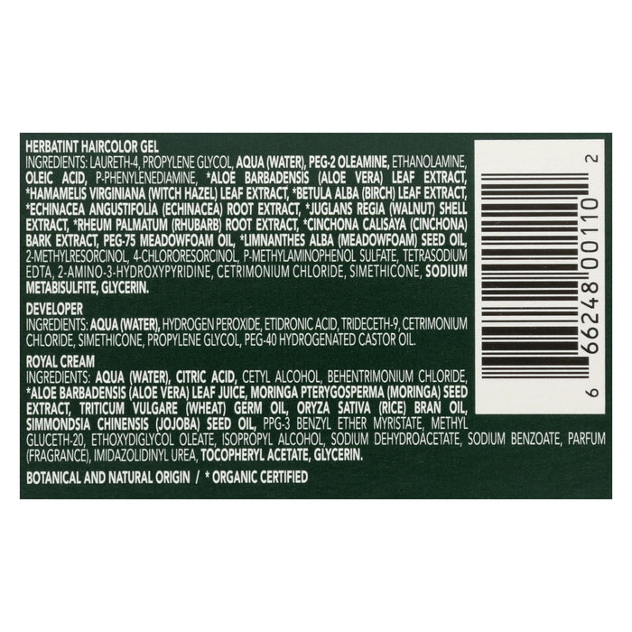 Herbatint 4D Golden Chestnut Permanent Herbal Hair Color Gel, 135ml