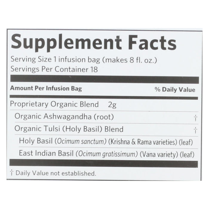 Organic India Ashwagandha Capsules, 18 Ct., Pack of 6