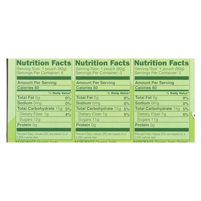 Gogo Squeez Organic Applesauce Variety Pack, 6 - 3.2oz. Pouches