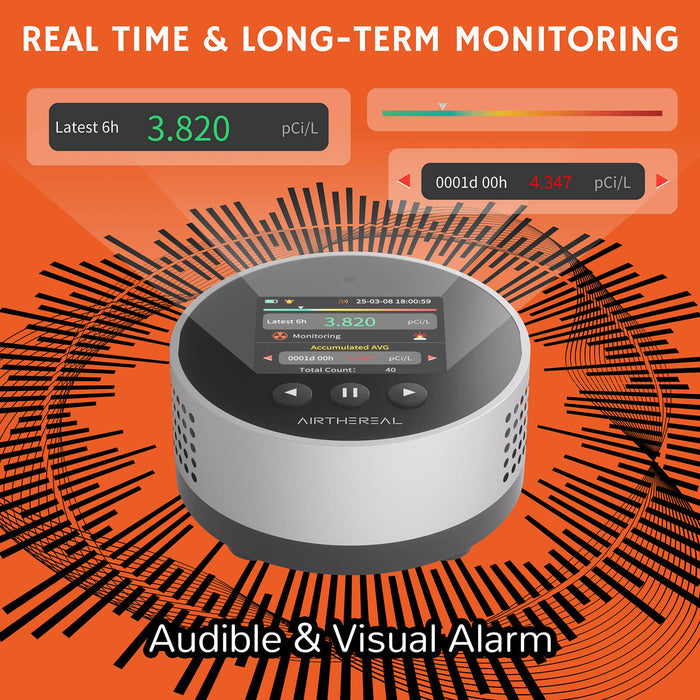 RM-65 Radon Detector for Home Basement