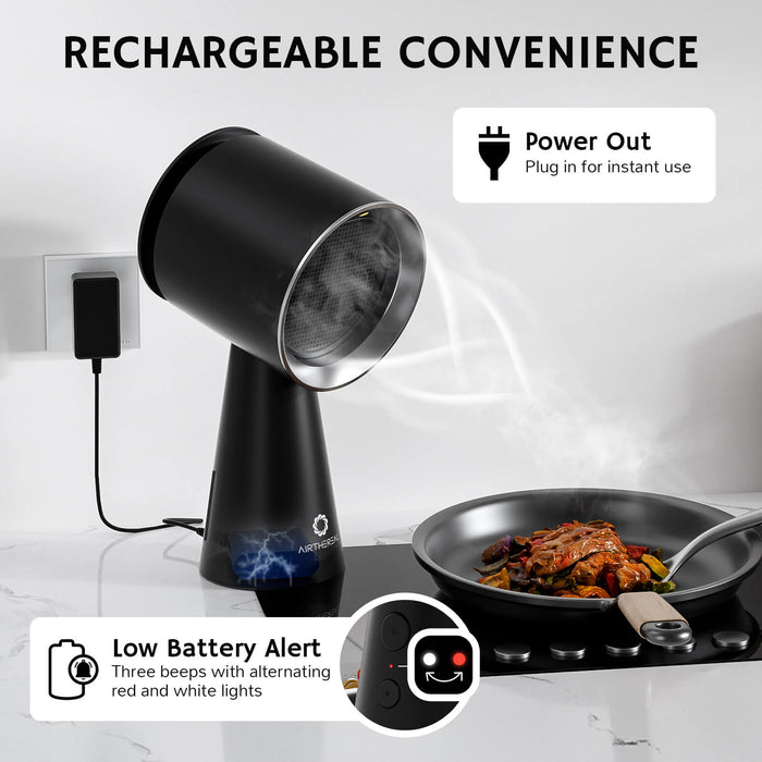 RH180 Portable Desktop Range Hood, Wired Powered Option