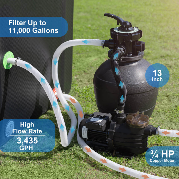 AquaMind AM13 Sand Filter Pump