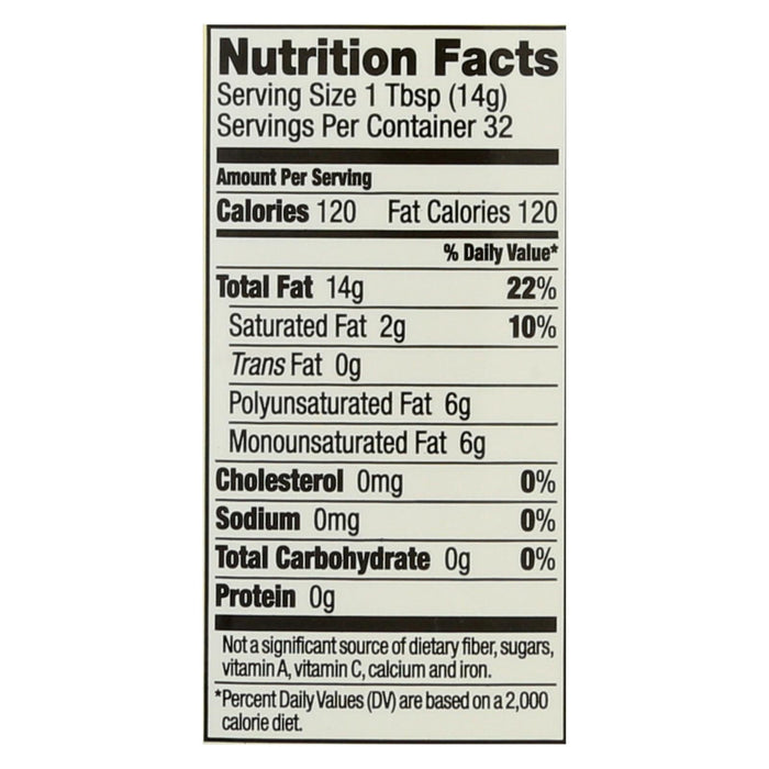 Spectrum Naturals Refined Sesame Oil, 16 Fl Oz Pack of 12