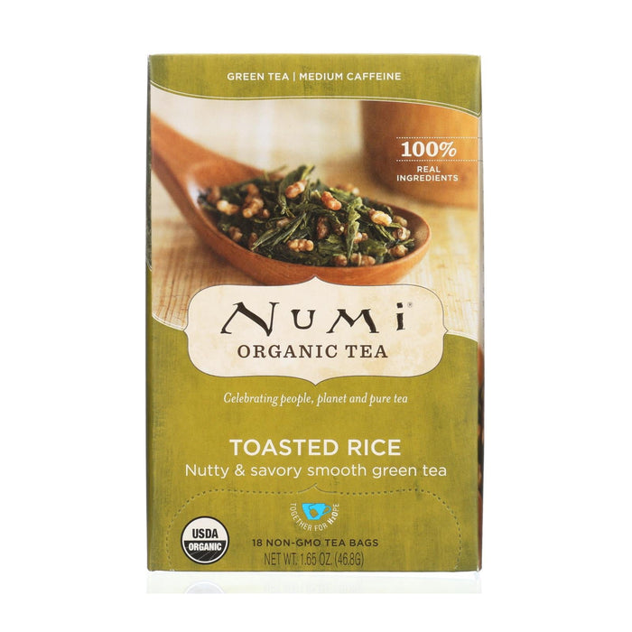 Numi Organic Toasted Rice Green Tea (18 Tea Bags)