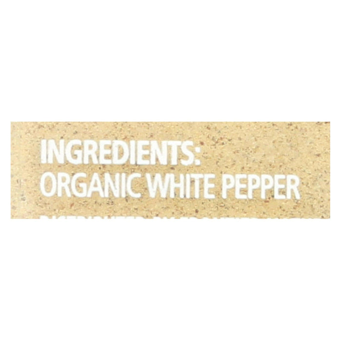 Simply Organic White Pepper - 2.86 Oz. - Pack of 6