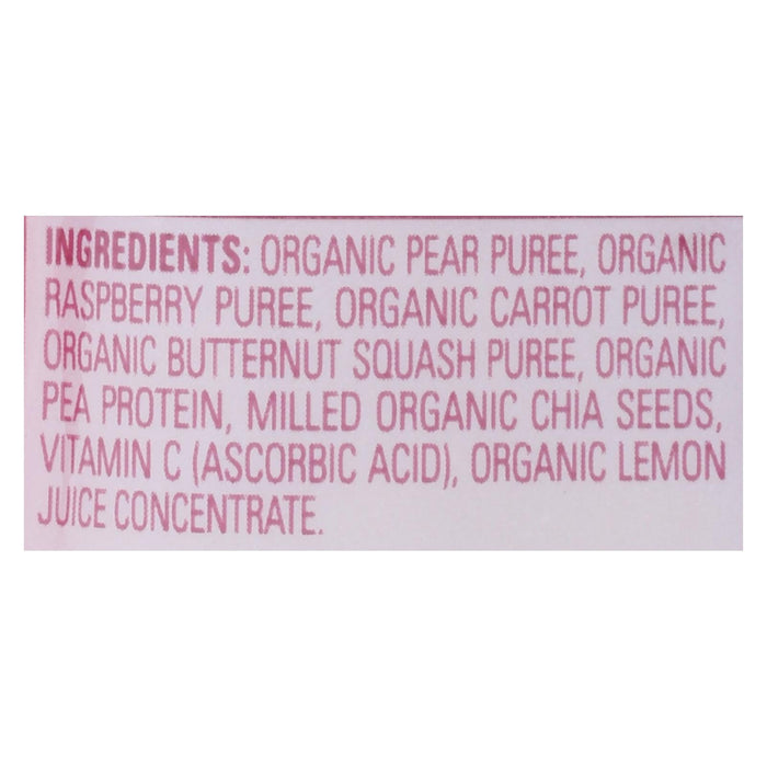 Happy Tot Organics Stage 4 Toddler Food: Pear, Raspberry, Butternut Squash & Carrot, 16 - 4 Oz Pouches