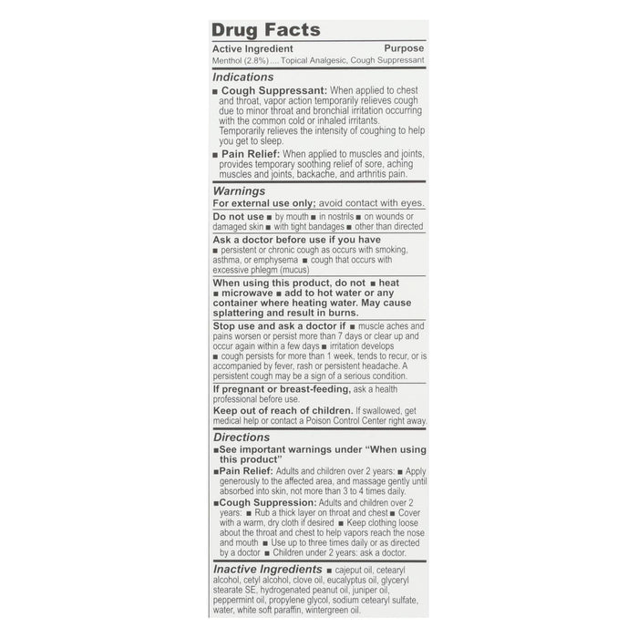 Olbas Analgesic Pain Relief Salve 1 Oz.