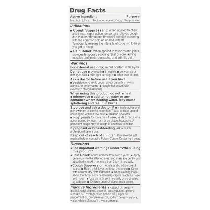 Olbas Analgesic Pain Relief Salve 1 Oz.