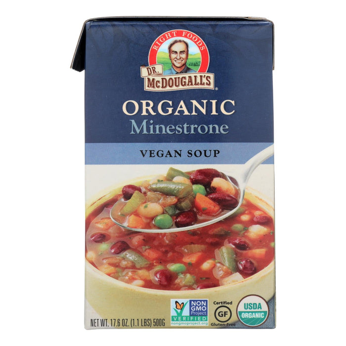 Dr. Mcdougall's Organic Minestrone Soup (Pack of 6 - 17.6 Oz.)