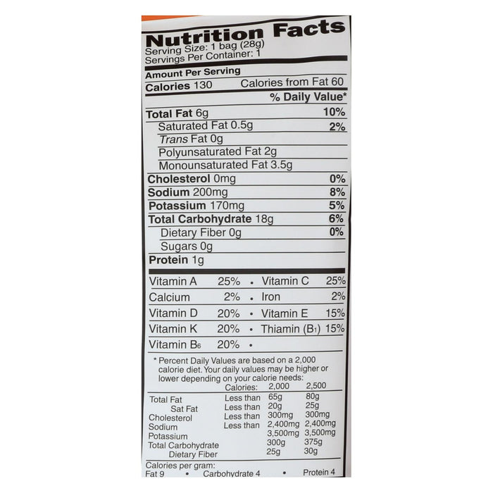 Good Health Sea Salt Veggie Straws (Pack of 24) - 1 Oz.