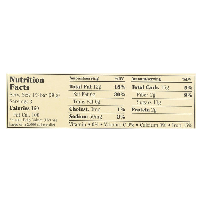 Chocolove Xoxox Almond Toffee Sea Salt Dark Chocolate Bar - 12x3.2 Oz