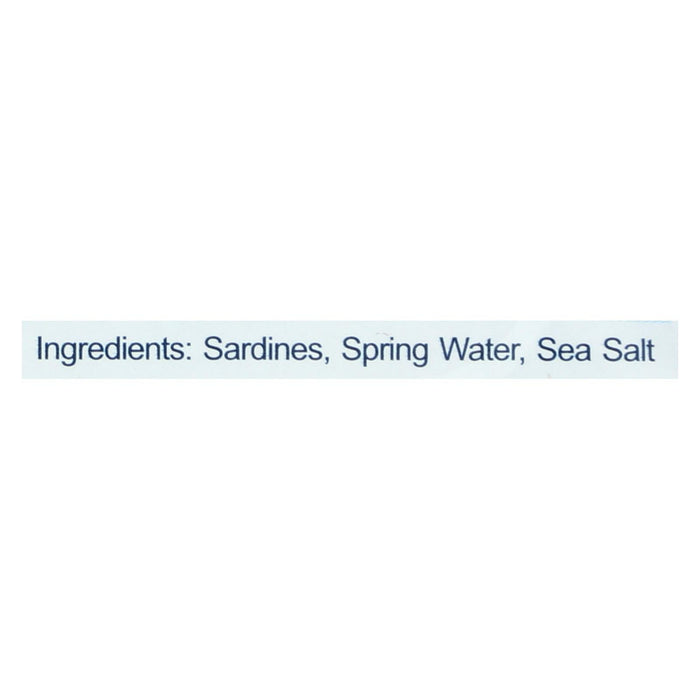 Bela Sardines, Spring Water, Pack of 12, 4.25 Oz. Each