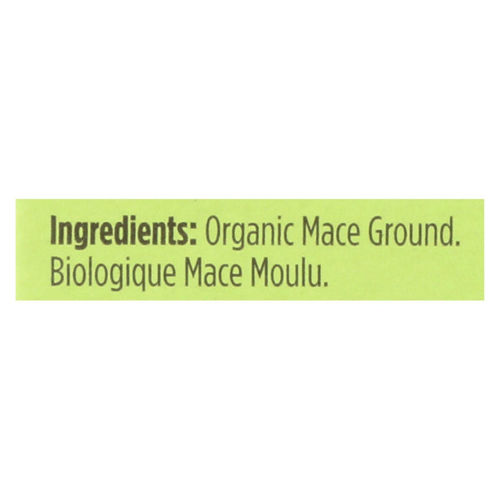 Spicely Organics Ground Mace: 6-Pack of Pure, Organic Spice (0.3 Oz.)