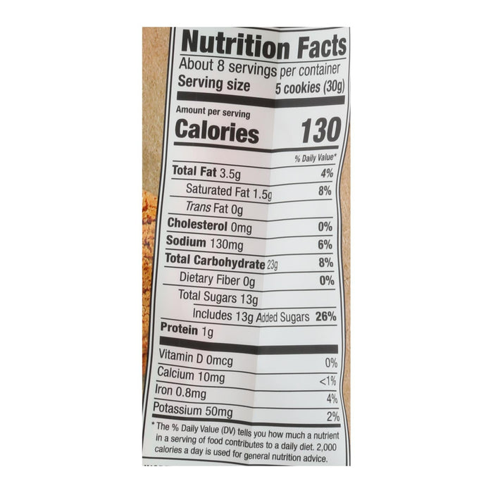 Midel Classic Ginger Snaps Cookies, 8 Pack, 8 Oz. Per Pack