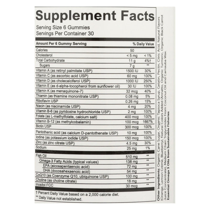Smartypants Women's Complete 180-Count Daily Gummy Multivitamin