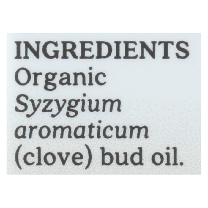 Aura Cacia Organic Clove Bud Essential Oil (.25 Oz.)