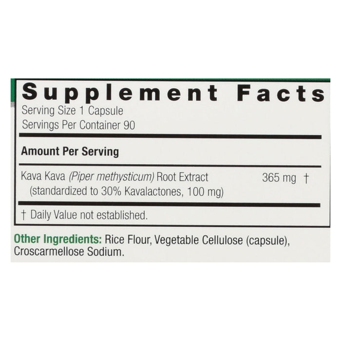 Bulk Pack of 6, Nature's Answer Kava Root Supplement - 90 Capsules Per Bottle