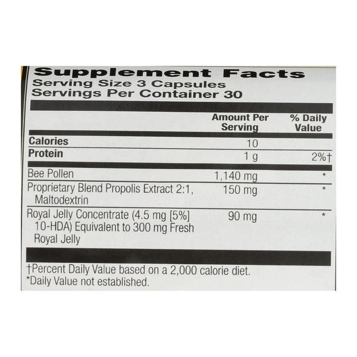 Honey Gardens Bee Pollen, Royal Jelly & Propolis (Pack of 90)