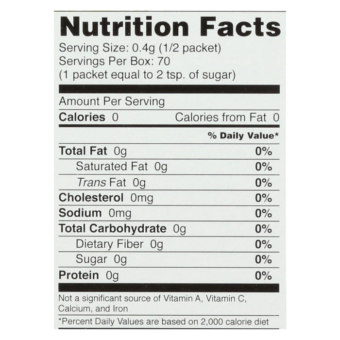 Sweet Leaf Organic Stevia Sweetener 35 Twin Pack