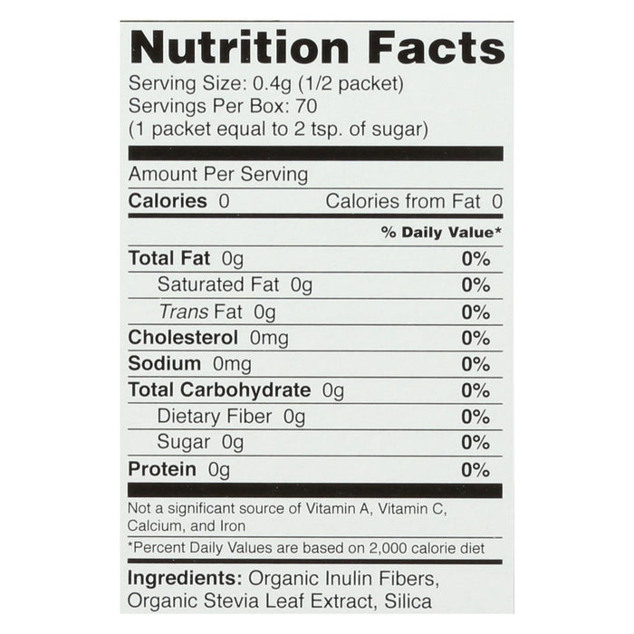 Sweet Leaf Organic Stevia Sweetener 35 Twin Pack