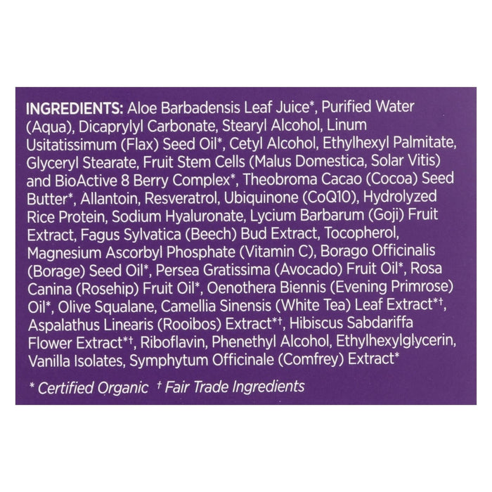 Andalou Naturals Resveratrol Q10 Overnight Age-Defying Night Repair Cream (1.7 Fl Oz)