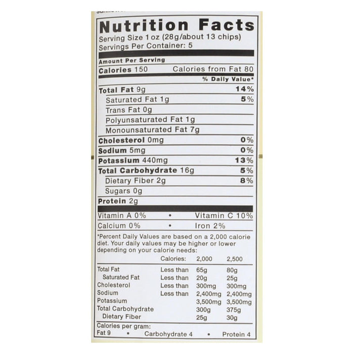 Kettle Brand Unsalted Potato Chips - 5 Oz. (Pack of 15)