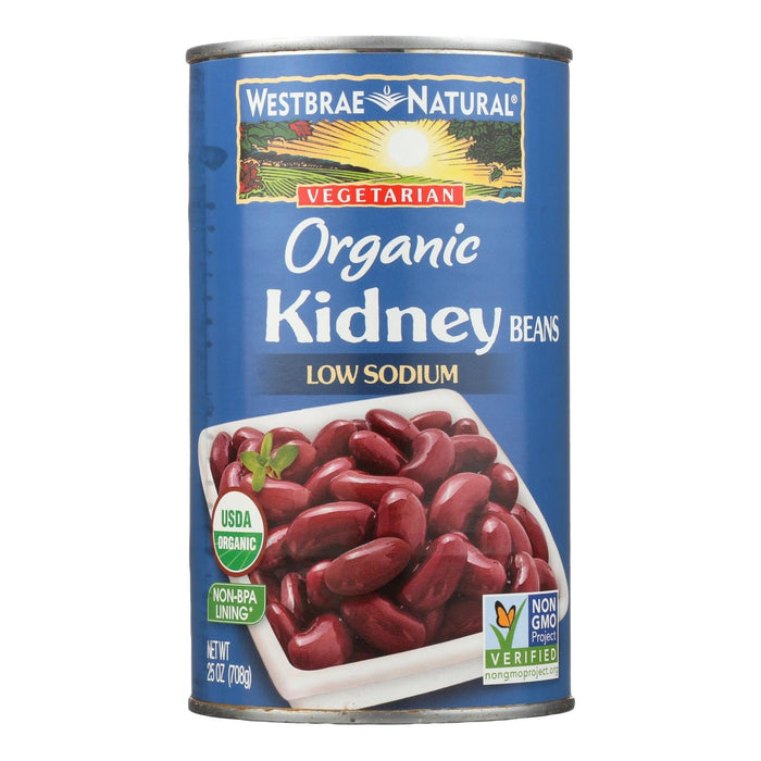 Westbrae Foods Organic Kidney Beans | Pack of 12 | 25 oz