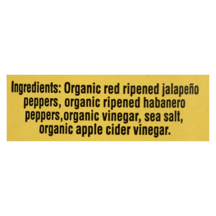 Organic Harvest Habanero Pepper Sauce (Pack of 12) - 5 Oz.