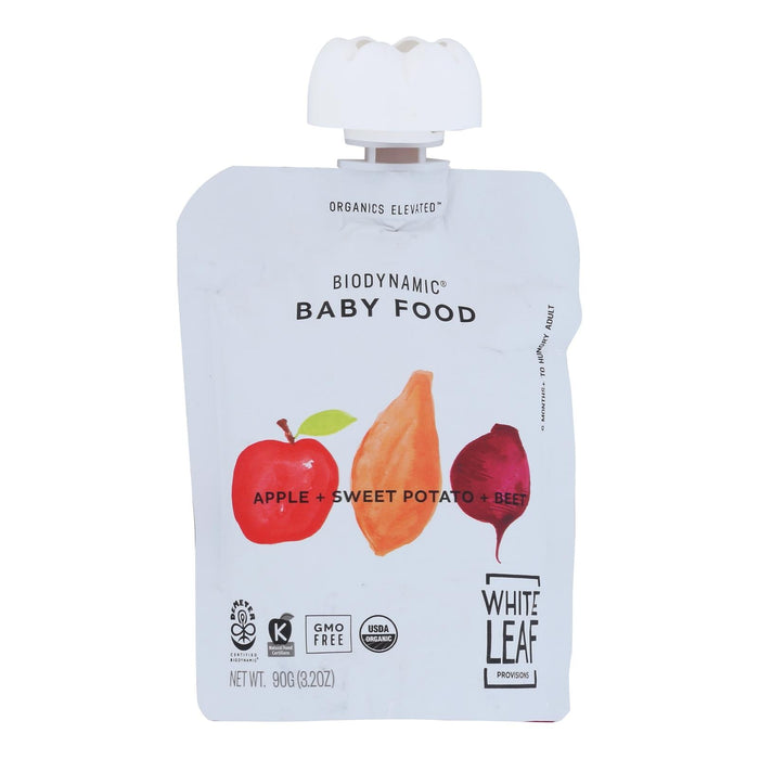 White Leaf Provisions Baby Food Apple Sweet Potato (6-pack) - 3.2 Oz.