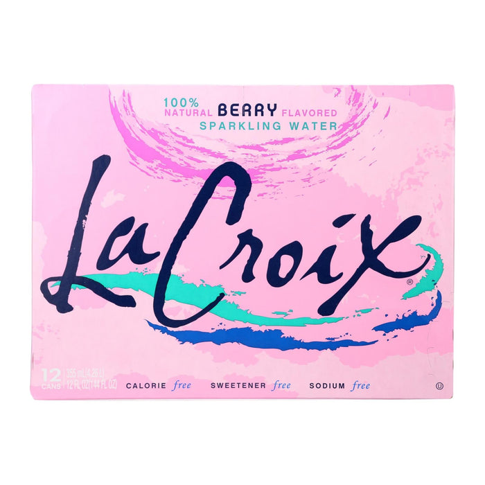 Lacroix Sparkling Water, Berry Fusion, 12 fl oz (Pack of 2)