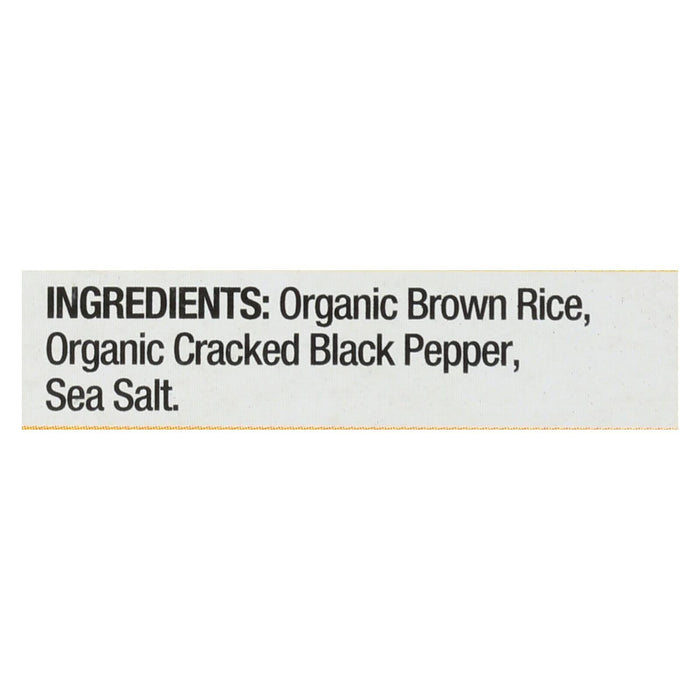 Lundberg Family Farms Black Pepper Organic Thin Rice Cakes, 6 Oz (Pack of 6)