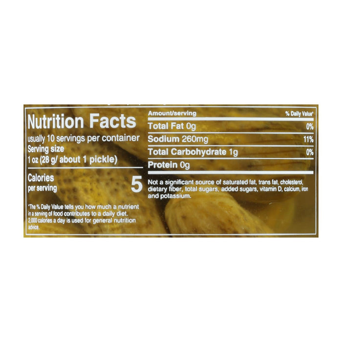 Mt Olive Kosher Baby Dill Pickles 6-Pack, 16 FL Oz