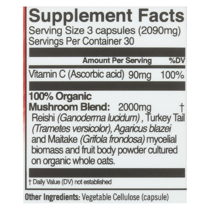 Om Mushroom Immune Defense Supplement Capsules, 90 Count