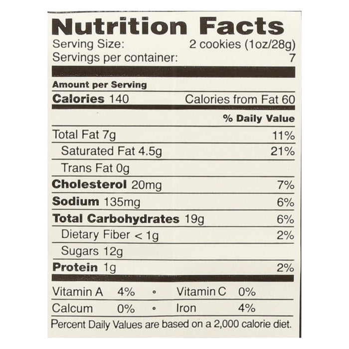 Tate's Bake Shop Gourmet Chocolate Chip Cookies (Pack of 12 - 7 Oz. Each)