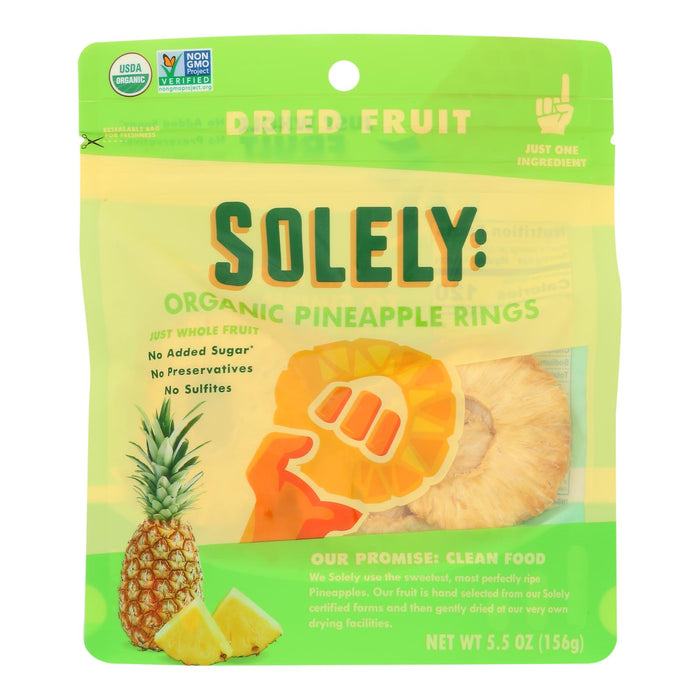 Organic Dried Pineapple Rings (6 - 5.5 Oz. Packs)